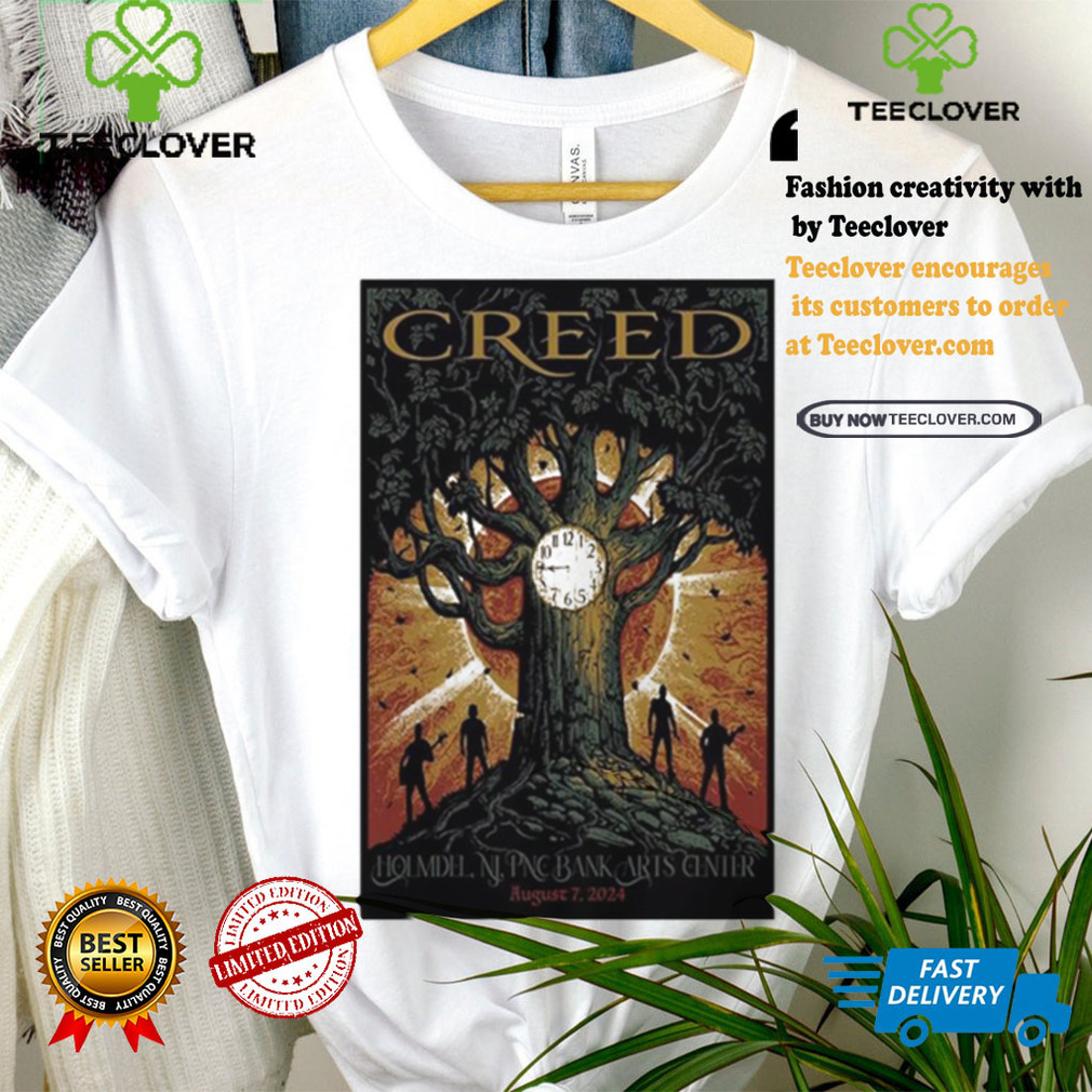 Creed PNC Bank Arts Center Holmdel NJ August 7 2024 Poster shirt Creed PNC Bank Arts Center Holmdel NJ August 7 2024 Poster shirt
