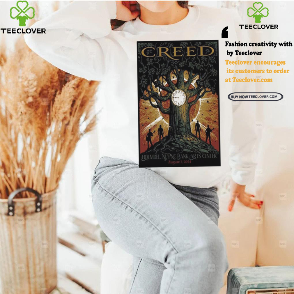 Creed PNC Bank Arts Center Holmdel NJ August 7 2024 Poster shirt Creed PNC Bank Arts Center Holmdel NJ August 7 2024 Poster shirt