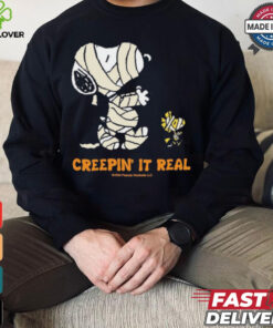 Creepin It Real Peanuts Snoopy & Woodstock Mummy T Shirt 3 Creepin It Real Peanuts Snoopy & Woodstock Mummy T Shirt