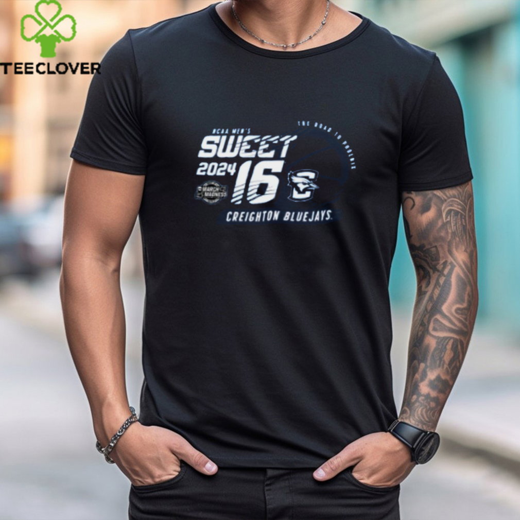 Creighton Men's Basketball 2024 NCAA Sweet 16 T Shirt Creighton Men's Basketball 2024 NCAA Sweet 16 T Shirt