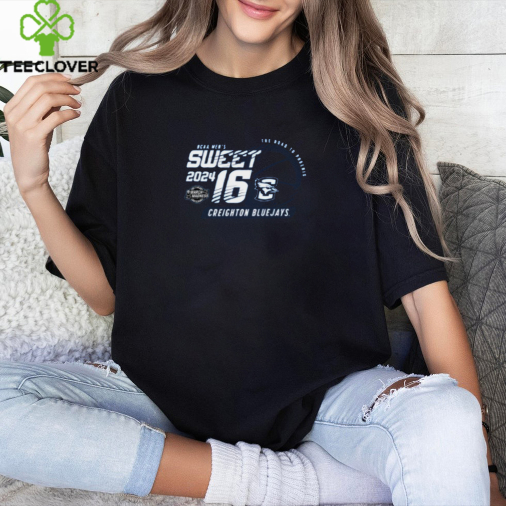 Creighton Men's Basketball 2024 NCAA Sweet 16 T Shirt Creighton Men's Basketball 2024 NCAA Sweet 16 T Shirt