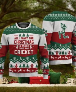 Cricket All I Want For Christmas Sweater Trending For Men And Women Gift Holidays