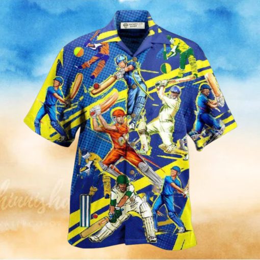Cricket Lets Play Cricket Together Hawaiian Shirt