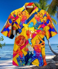 Cricket Life Is Better With Cricket In Blue Hawaiian Shirt