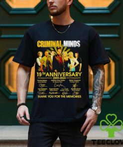 Criminal Minds 19th anniversary 2005 2024 thank you for the memories hoodie, sweater, longsleeve, shirt v-neck, t-shirt