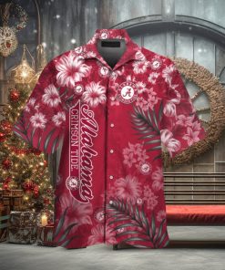 Crimson Tide Alabama Hawaiian Shirt Design Tropical Short Sleeve Elegance