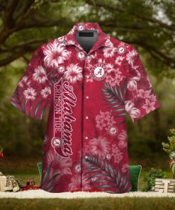 Crimson Tide Alabama Hawaiian Shirt Design Tropical Short Sleeve Elegance