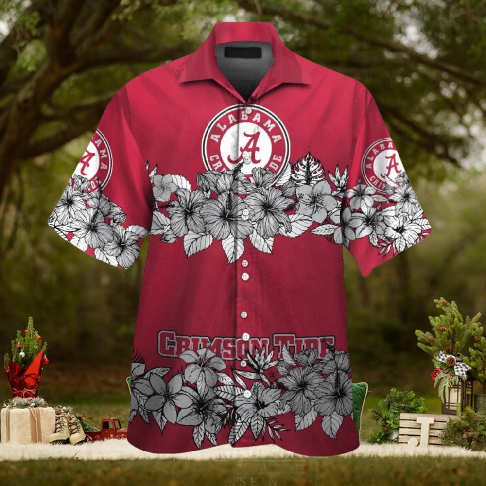 Crimson Tide Alabama Short Sleeve Hawaiian Tropical Shirt Unique Design Crimson Tide Alabama Short Sleeve Hawaiian Tropical Shirt Unique Design