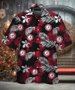 Crimson Tide Alabama Tropical Design Hawaiian Short Sleeve Unique Shirt