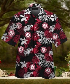 Crimson Tide Alabama Tropical Design Hawaiian Short Sleeve Unique Shirt