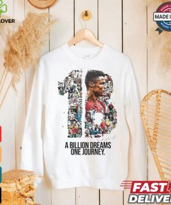 Cristiano Ronaldo 1B Followers Thank You All A Billion Dreams One Journey Shirt
