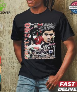 Cristiano Ronaldo CR7 player football signature vintage shirt