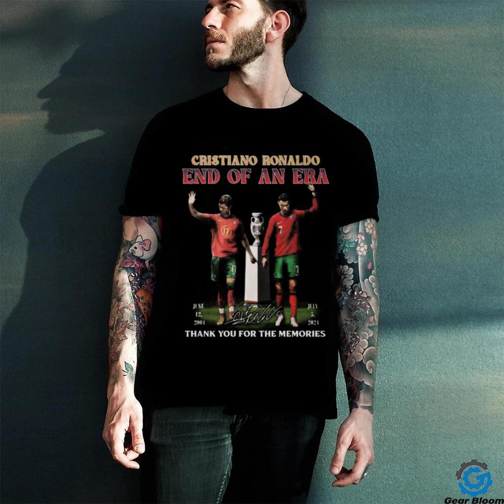 Cristiano Ronaldo End Of An Era 2004 2024 Thank You For The Memories T Shirt Cristiano Ronaldo End Of An Era 2004 2024 Thank You For The Memories T Shirt