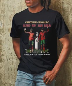 Cristiano Ronaldo End Of An Era 2004 2024 Thank You For The Memories T Shirt