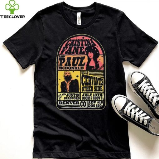 Cristina Vane And Paul McDonald 07 13 2024 Denver, CO Show Shirt