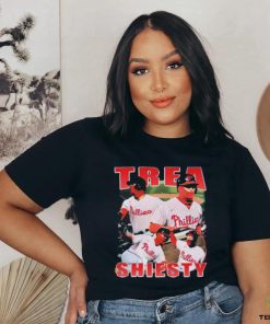 Cristopher Sanchez Wearing Trea Shiesty shirt