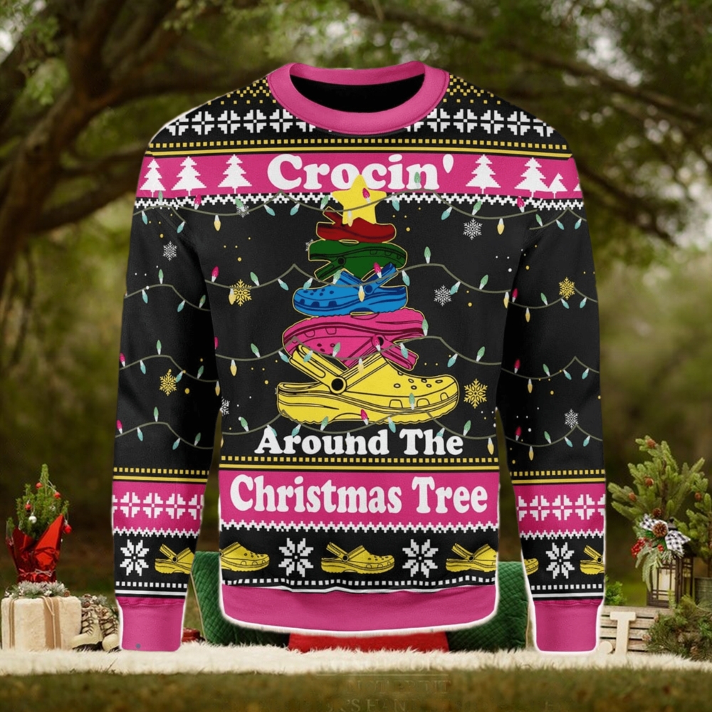 Crocin’ Around The Christmas Tree Ugly Christmas Sweater Xmas Gift Men And Women Christmas Sweater Crocin’ Around The Christmas Tree Ugly Christmas Sweater Xmas Gift Men And Women Christmas Sweater