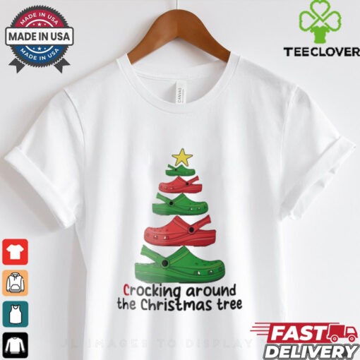 Crocking around the Christmas tree shirt