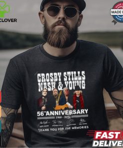 Crosby, Stills, Nash & Young 56th Anniversary 1968 – 2024 Thank You For The Memories T Shirt