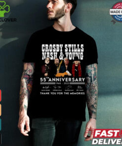 Crosby Stills nash & young 55th anniversary thank you for the memories shirt