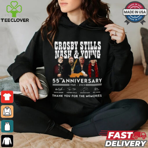 Crosby Stills nash & young 55th anniversary thank you for the memories shirt