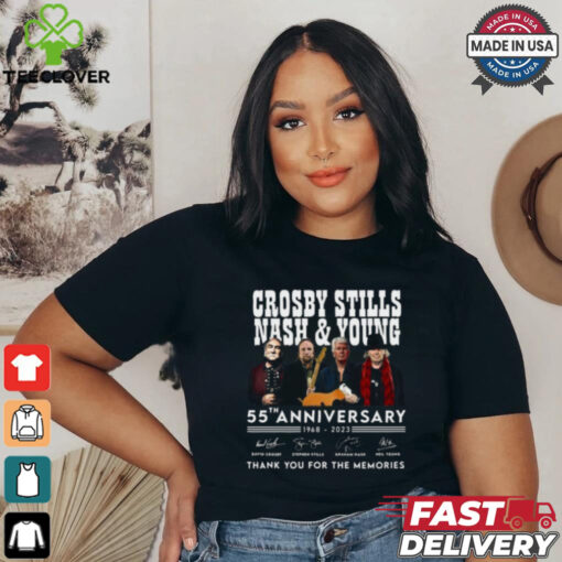 Crosby Stills nash & young 55th anniversary thank you for the memories shirt