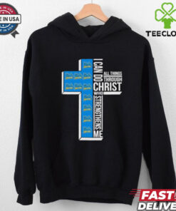 Cross I can do all things through Christ UCLA Bruins shirt