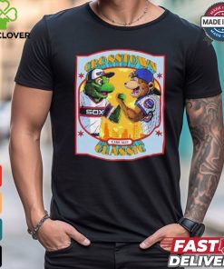 Crosstown Classic Chicago Topps Baseball Chicago Bears Vs Chicago Cubs T shirt