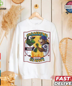 Crosstown Classic Chicago Topps Baseball Chicago Cubs Vs Chicago White Sox Mascot 2024 Shirts 1 Crosstown Classic Chicago Topps Baseball Chicago Cubs Vs Chicago White Sox Mascot 2024 Shirts