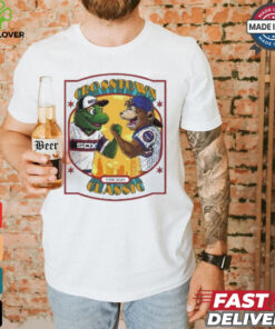 Crosstown Classic Chicago Topps Baseball Chicago Cubs Vs Chicago White Sox Mascot 2024 Shirts 3 Crosstown Classic Chicago Topps Baseball Chicago Cubs Vs Chicago White Sox Mascot 2024 Shirts