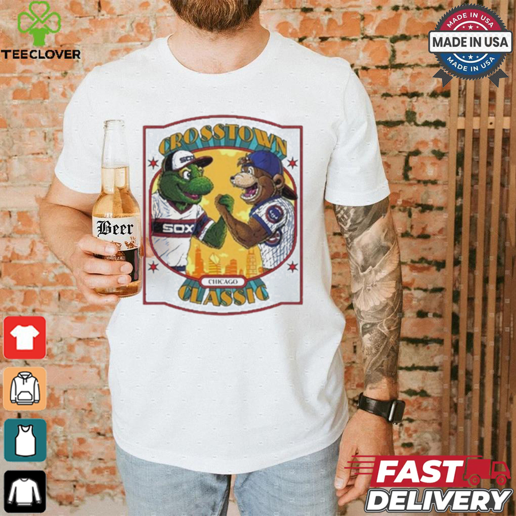 Crosstown Classic Chicago Topps Baseball Chicago Cubs Vs Chicago White Sox Mascot 2024 Shirts Crosstown Classic Chicago Topps Baseball Chicago Cubs Vs Chicago White Sox Mascot 2024 Shirts