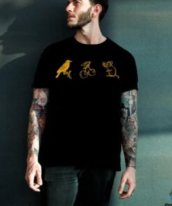 Crow Cherry Mouse t shirt black