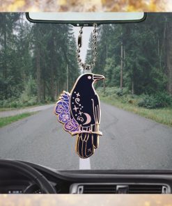 Crow Witch Flat Car Ornament