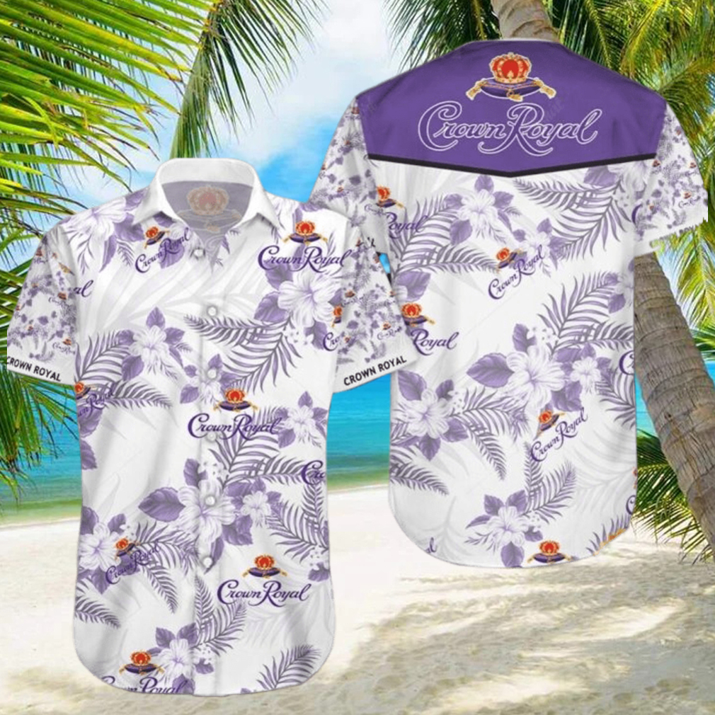 Crown Royal Canadian Whisky Hawaiian Shirt Crown Royal Canadian Whisky Hawaiian Shirt