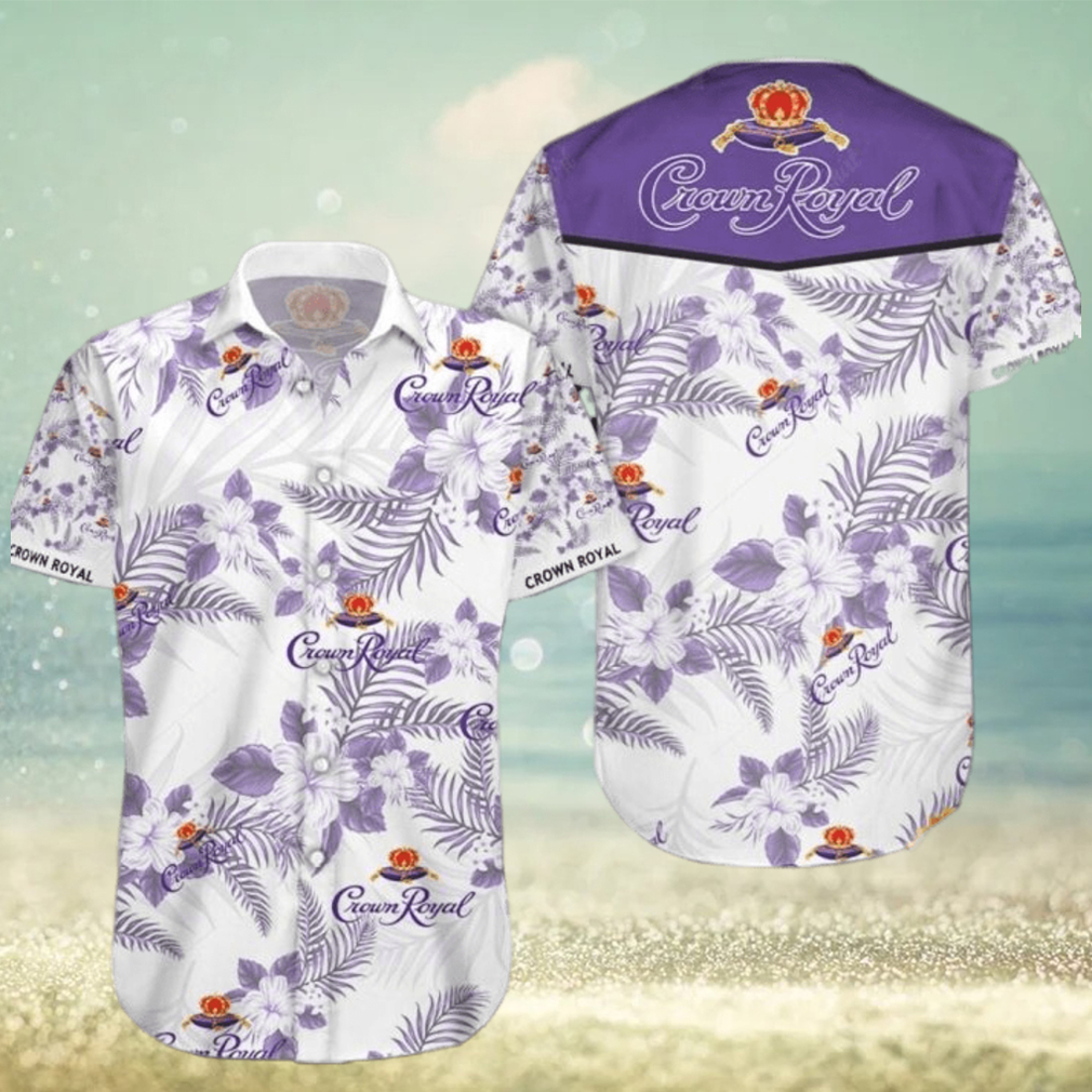 Crown Royal Canadian Whisky Hawaiian Shirt Crown Royal Canadian Whisky Hawaiian Shirt