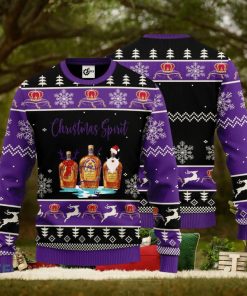 Crown Royal Christmas Spirit Ugly Christmas Sweater Gift For Christmas