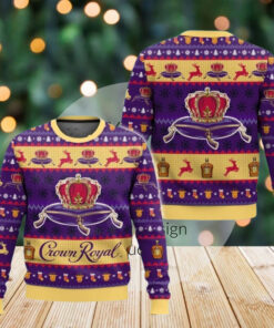 Crown Royal Christmas Sweater, Whiskey Royal Christmas Sweater, Crown Royal Holiday Sweater, Royal Christmas Sweater