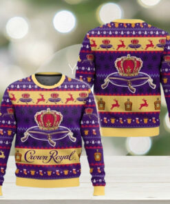 Crown Royal Christmas Sweater, Whiskey Royal Christmas Sweater, Crown Royal Holiday Sweater, Royal Christmas Sweater