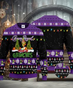 Crown Royal Drink Up Grinches Ugly Christmas Sweater Gift For Christmas