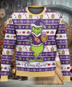 Crown Royal Grinch Ugly Sweater