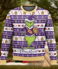 Crown Royal Grinch Ugly Sweater