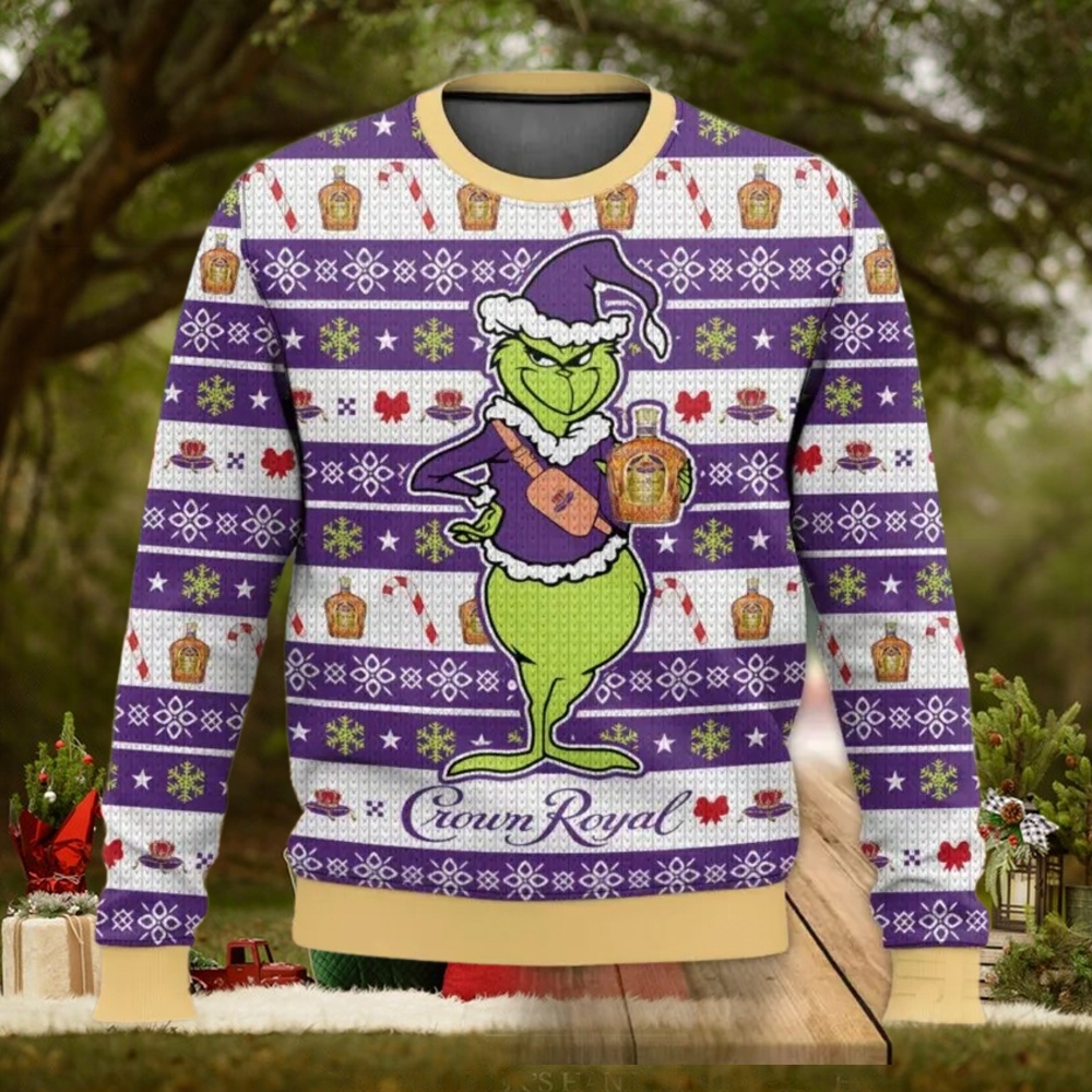 Crown Royal Grinch Ugly Sweater Crown Royal Grinch Ugly Sweater