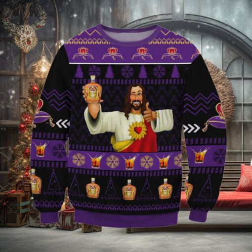 Crown Royal Jesus Like Ugly Sweater