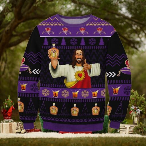 Crown Royal Jesus Like Ugly Sweater