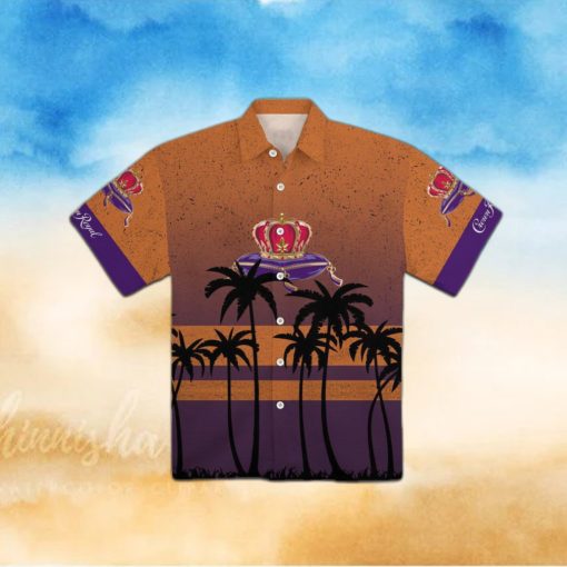 Crown Royal Logo Pattern Print Beer Hawaiian Shirt For Men And Women