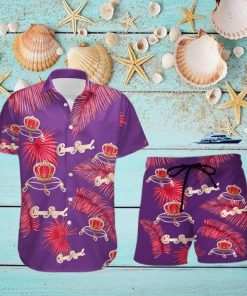 Crown Royal Palm Leaves Tropical Hawaiian Shirt