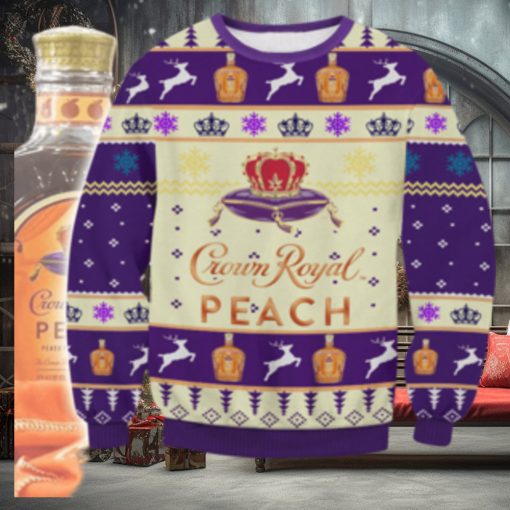 Crown Royal Peach Ugly Sweater