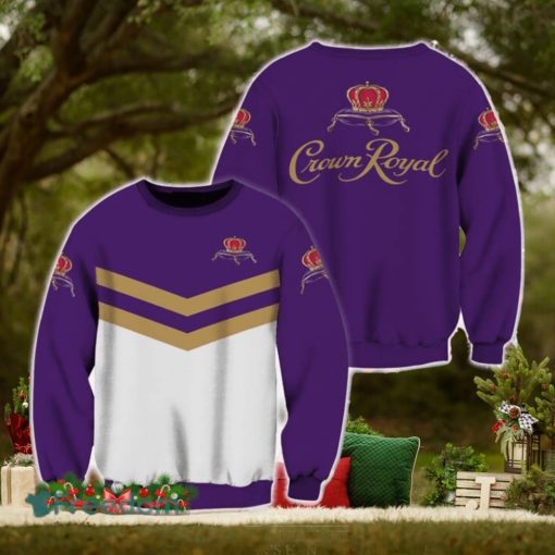 Crown Royal Purple Tennis Sweater Beer Lovers Cold For Fans Gift Men And Women