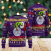 Funny Santa Face Ugly Sweater, Ho Ho Hold My Beer Santa Christmas Ugly Sweater