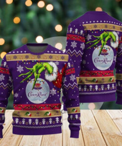 Crown Royal Sweater, Whiskey Lover Sweater, Crown Royal Ugly Sweater